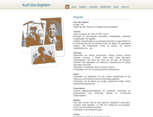 Tablet Screenshot of kurtvaneeghem.be